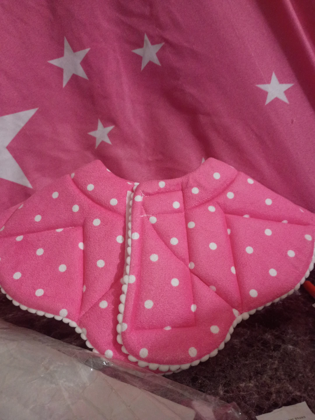Soft Pink Polka Dot Pet Recovery Collar - photo 3