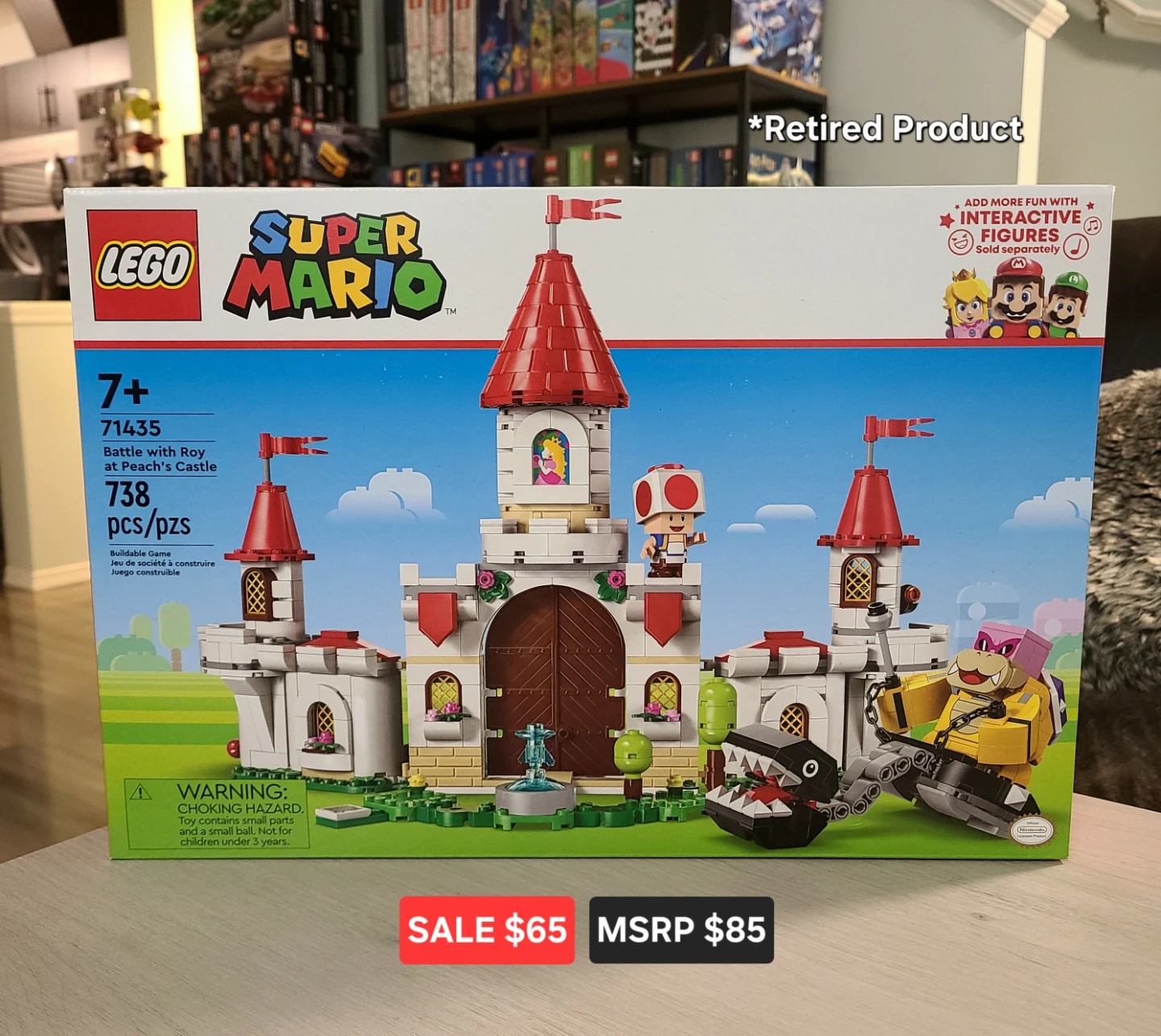 Lego Battle with Roy at Peach's Castle [SALE]
