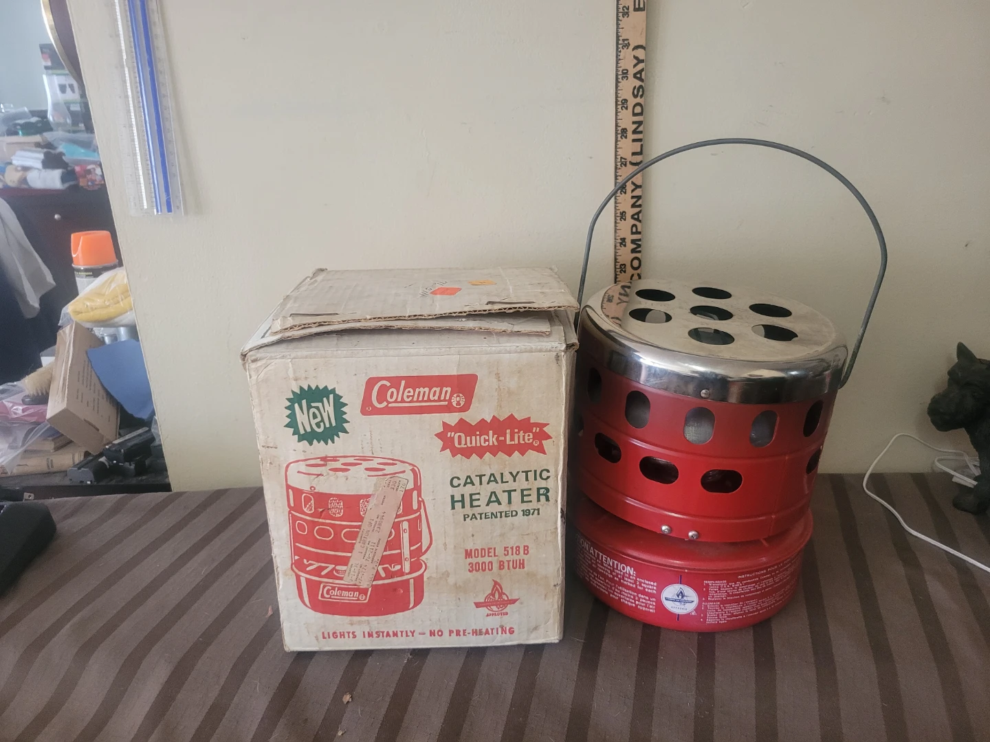 Vintage Coleman Quick-Lite 518B Catalytic Heater