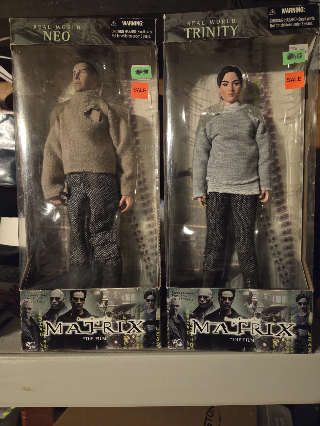 The Matrix Real World Neo and Trinity Figures