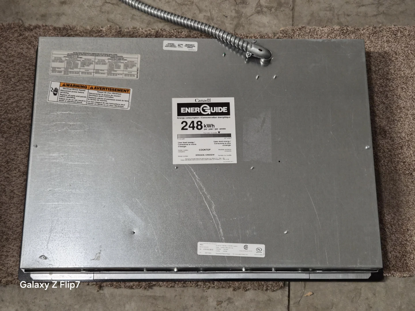Brand new Electric Cooktop ICR555DB00 - photo 4