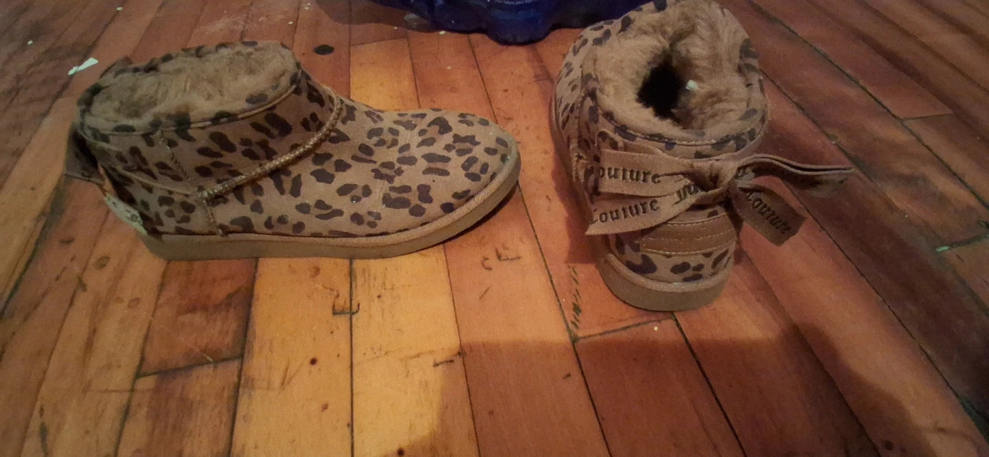 Bottes style Juicy Couture léopard