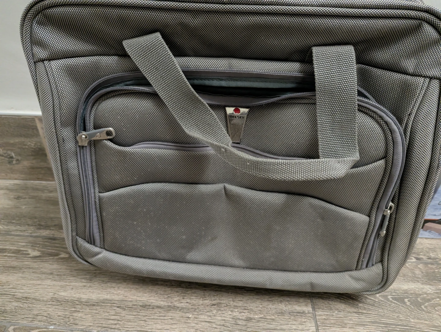 Delsey Grey Rolling Laptop Briefcase - photo 2