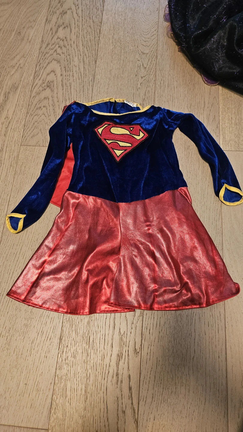 Supergirl Costume Dress for 2 to 3 year old.