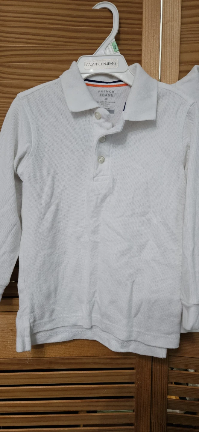 2 French Toast Long Sleeve Polo Shirts, Size 4T - photo 3