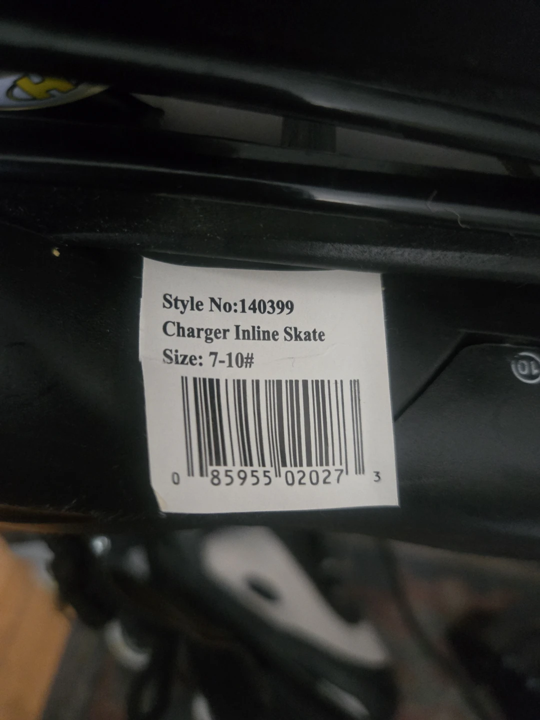 Charger Inline Skates Size 7-10 - photo 5