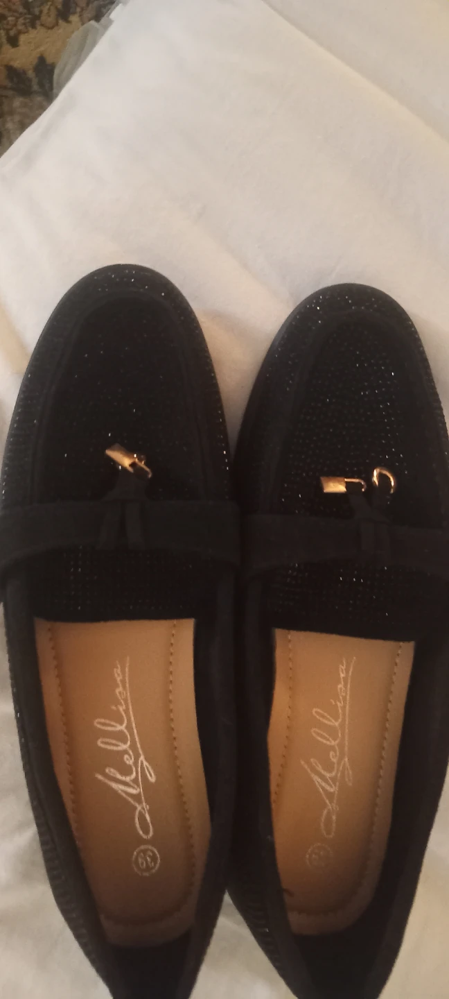 Mellisa Black Loafers Size 39