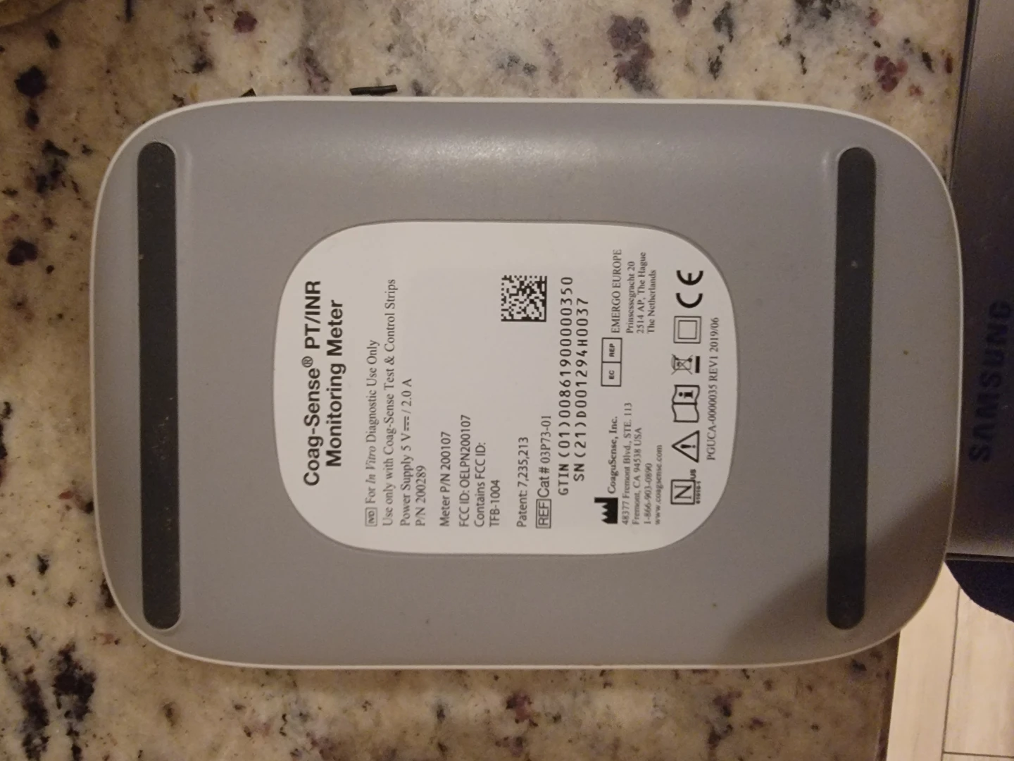 Coag-Sense PT/INR Monitoring Meter - photo 2