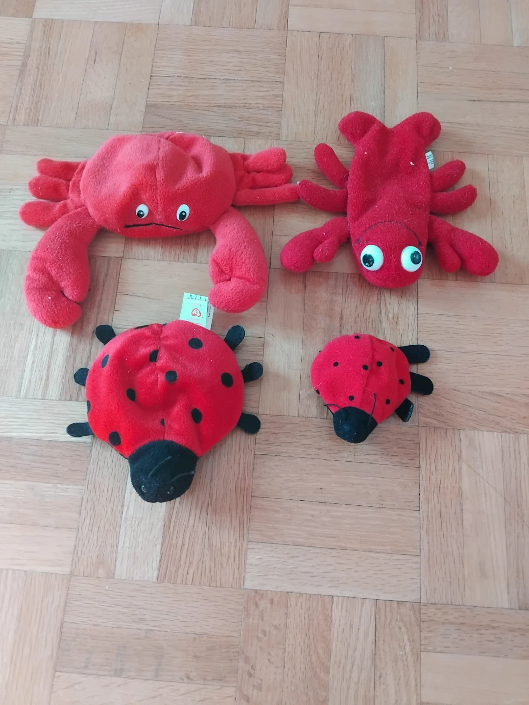 Set of 4 Ty Plush Toys