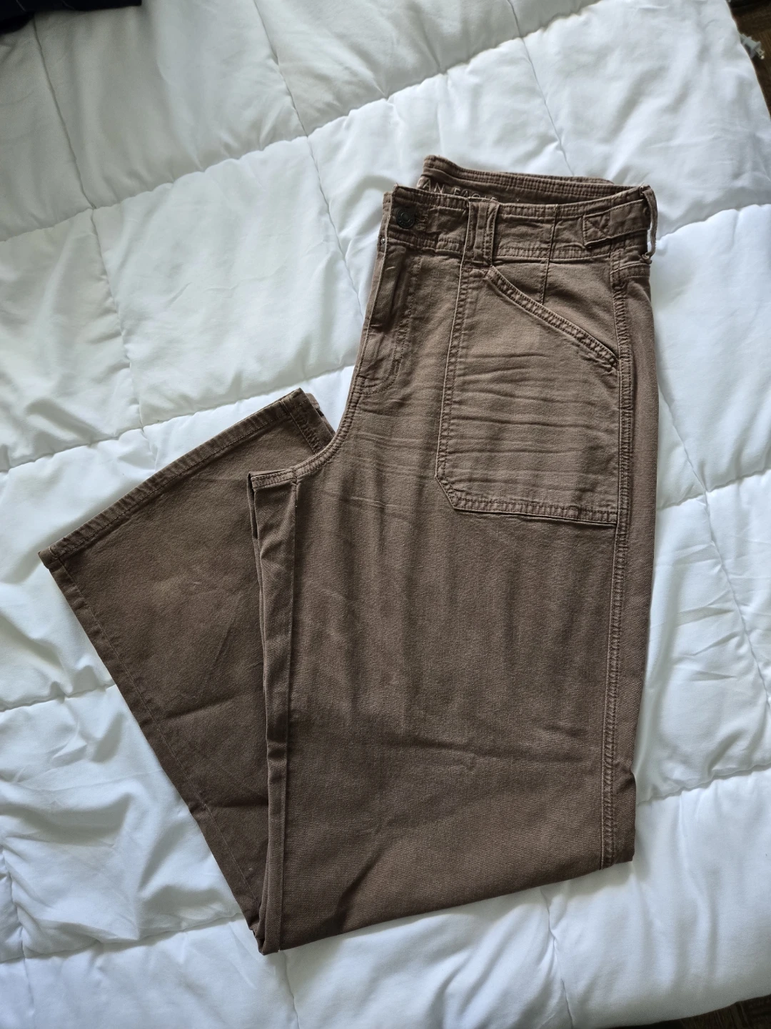 American Eagle Brown Stretch Pants