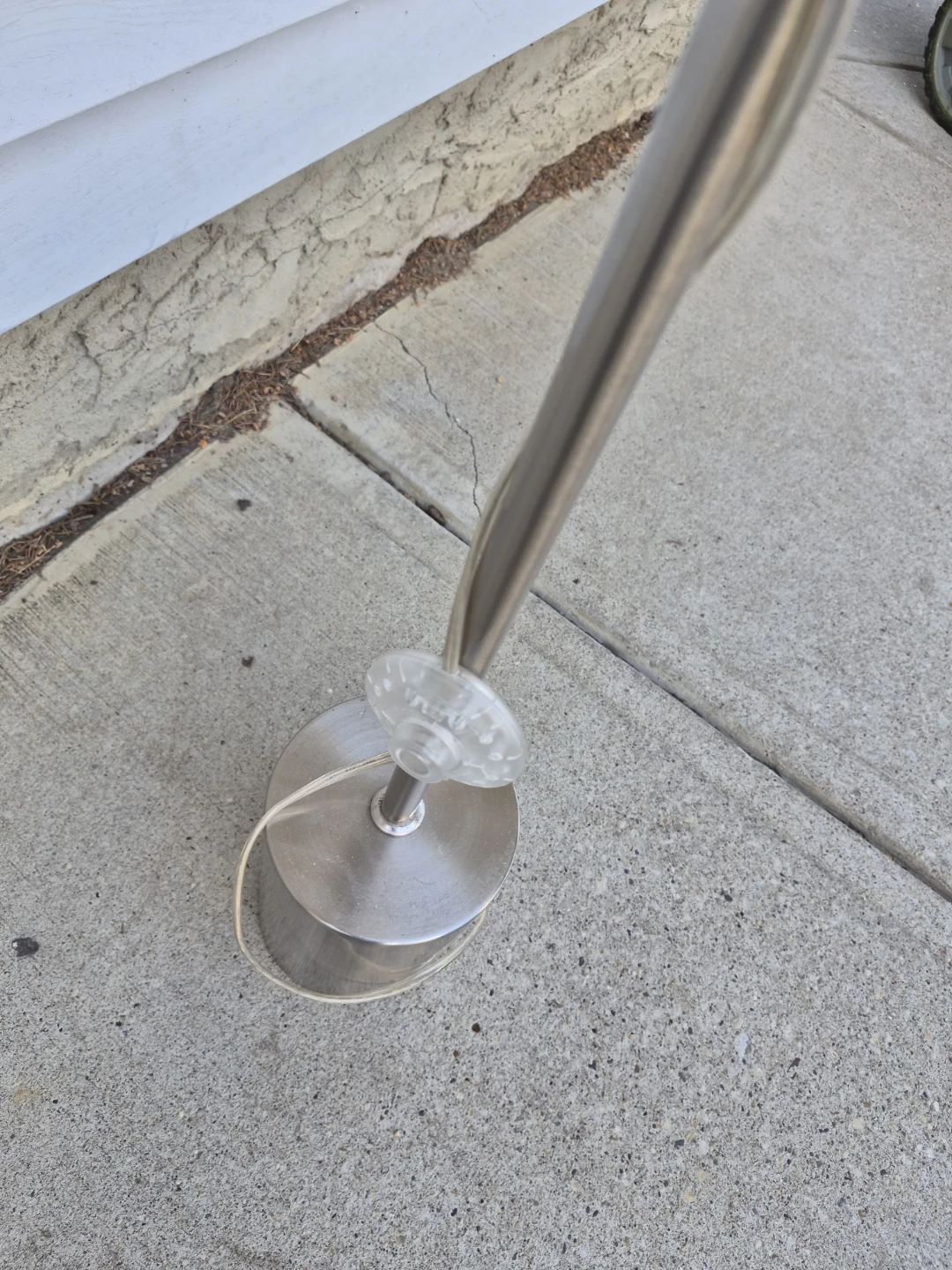Brushed Nickel Three-Light Floor Lamp - photo 2