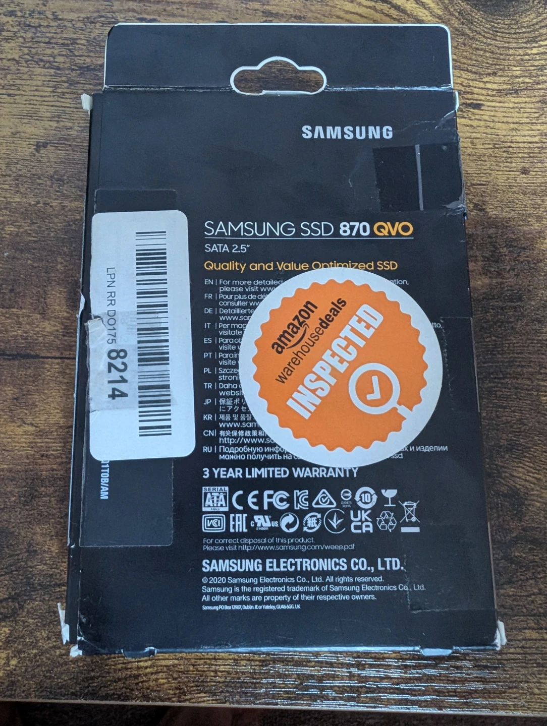 Samsung 870 QVO 1TB SSD 2.5" - photo 2