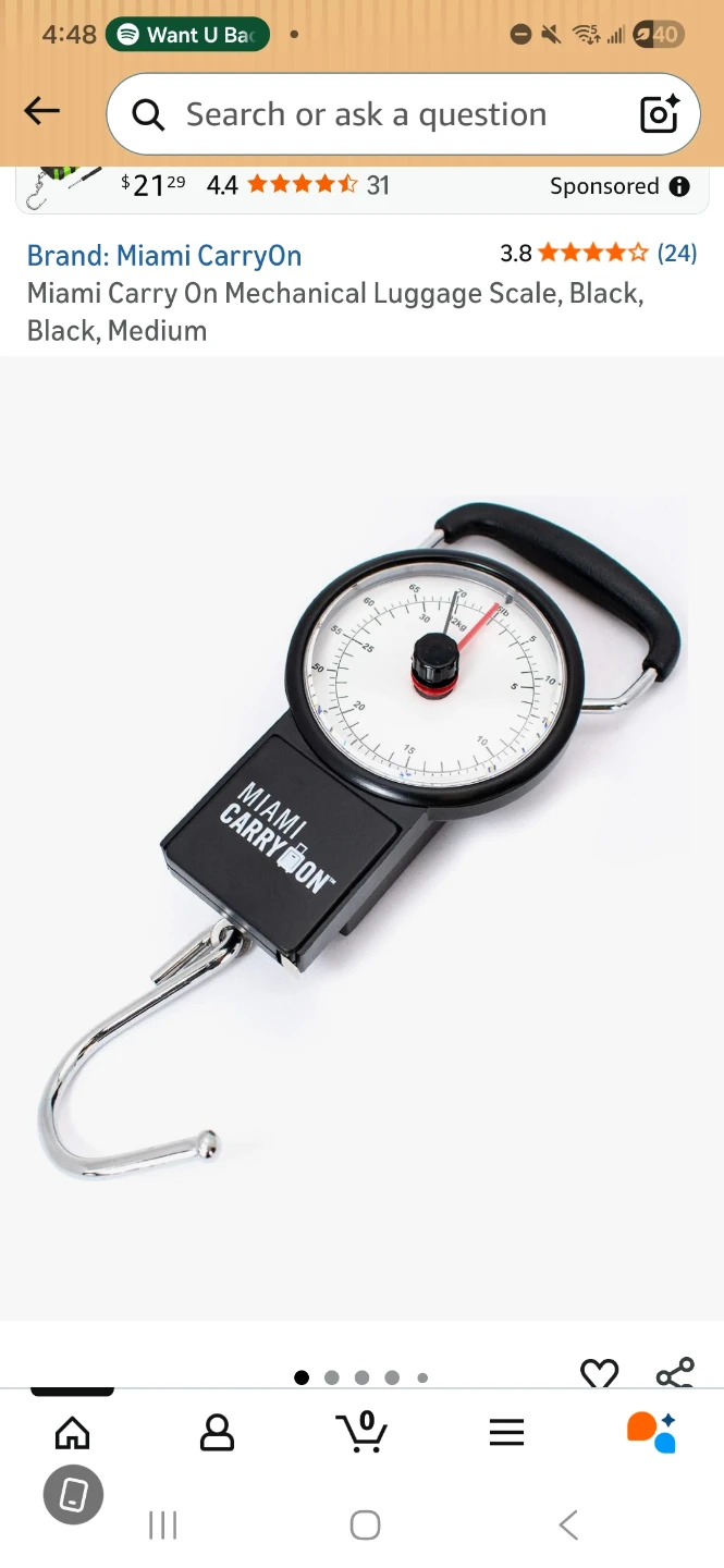 Miami CarryOn Mechanical Luggage Scale