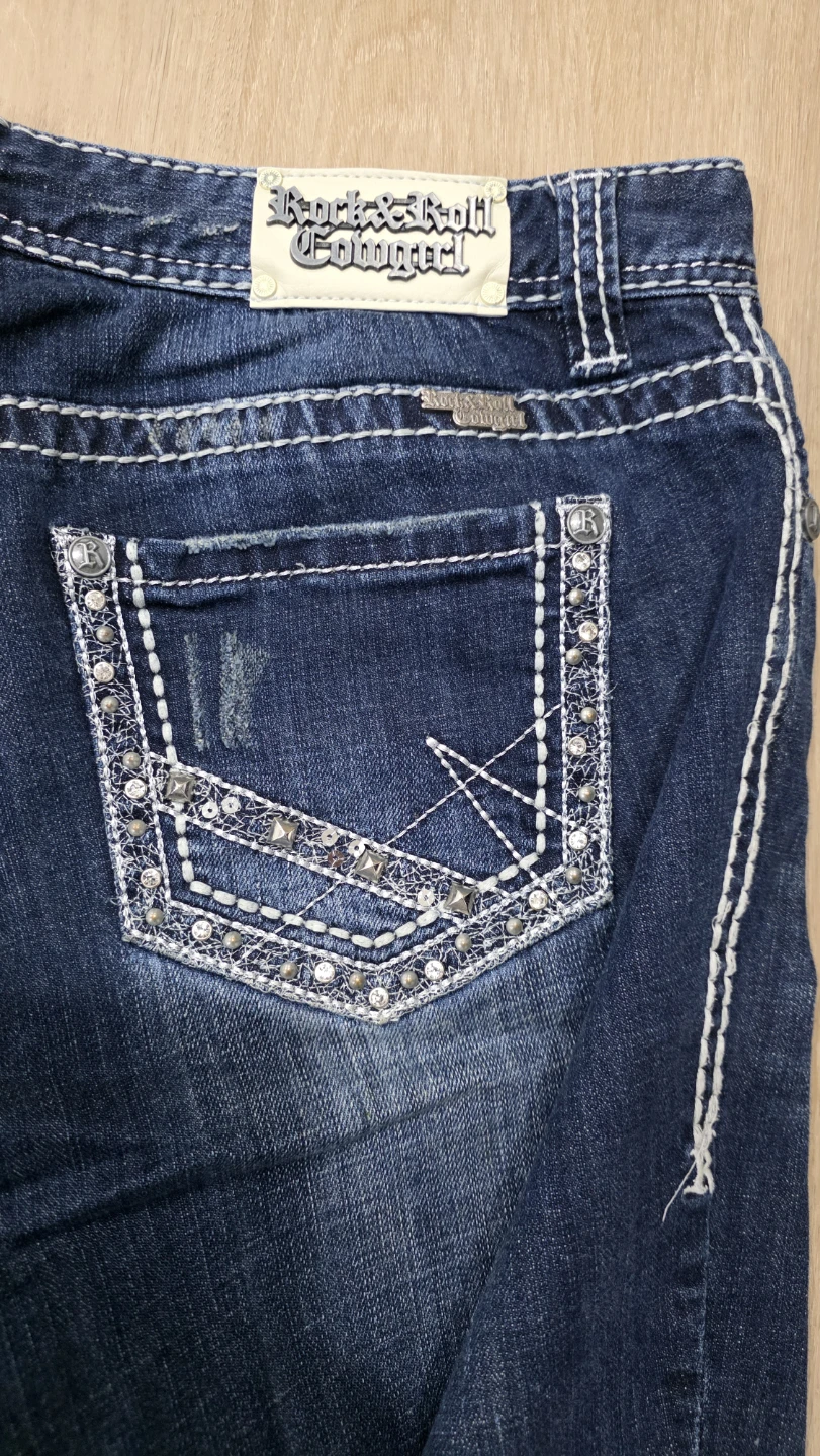 Rock & Roll Cowgirl Mid Rise Jeans - photo 5