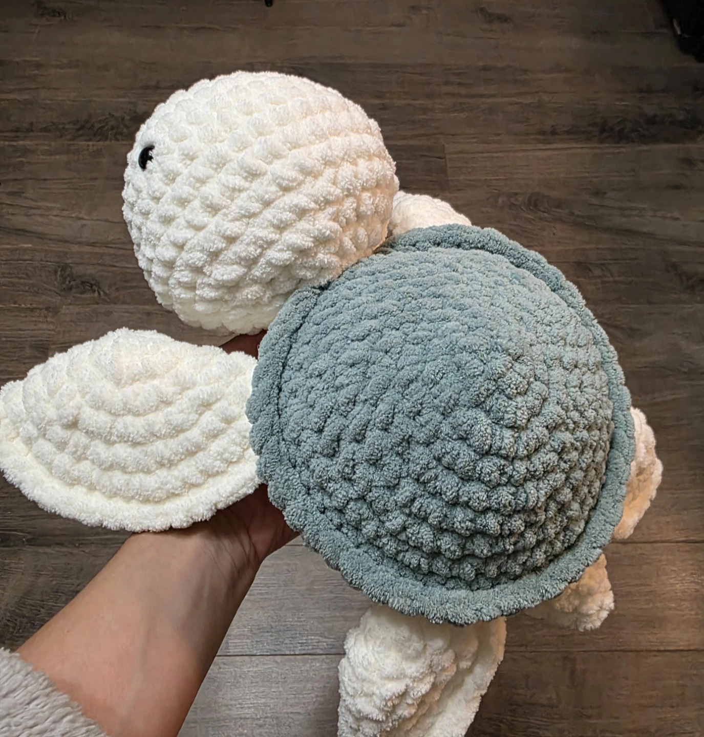 Hamdmade Crochet Amigurumi Medium Sea Turtle Plushie