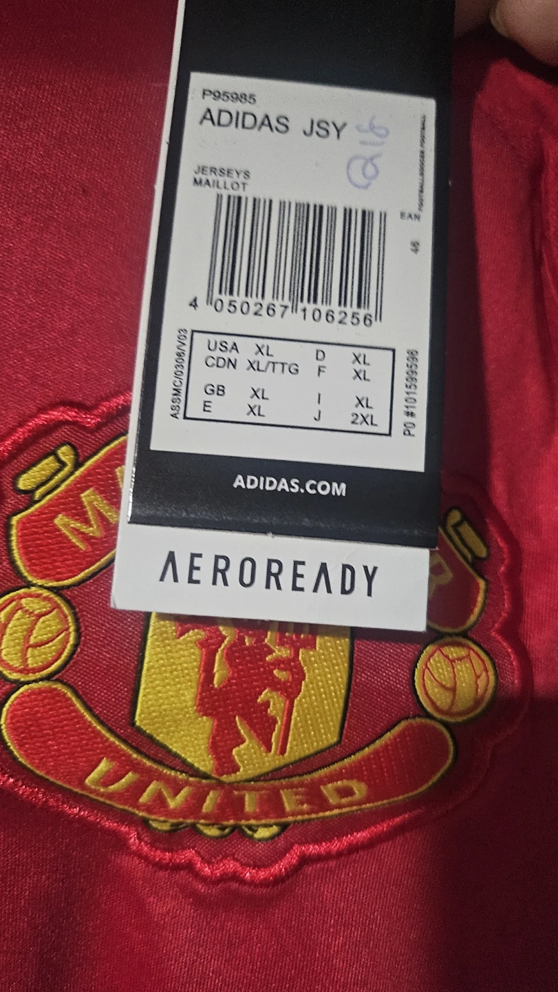 Adidas Manchester United Jersey XL - photo 5