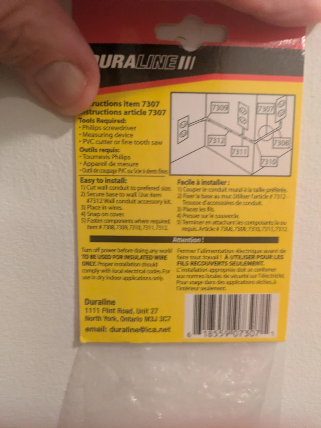 Duraline III 7307 Wall Conduit 60" - photo 2