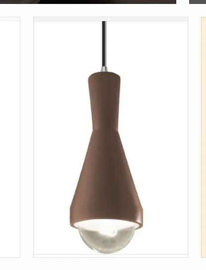 Erlen LED Pendant Light in a Canyon Clay Color " NEW"