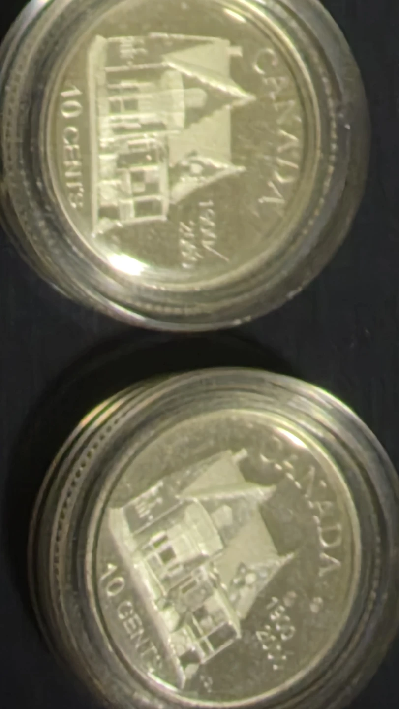 2 Canadian 2000 Millennium 10 Cent Commemorative Coins - photo 2