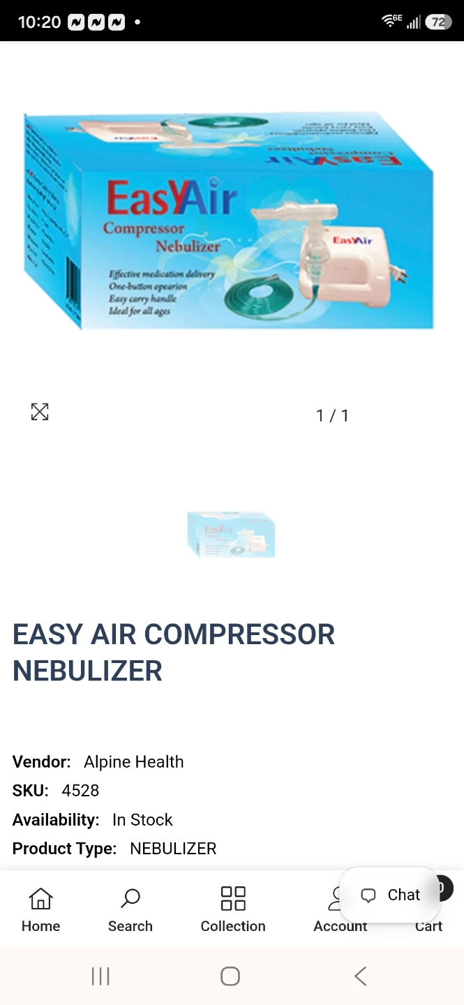 EasyAir Compressor Nebulizer
