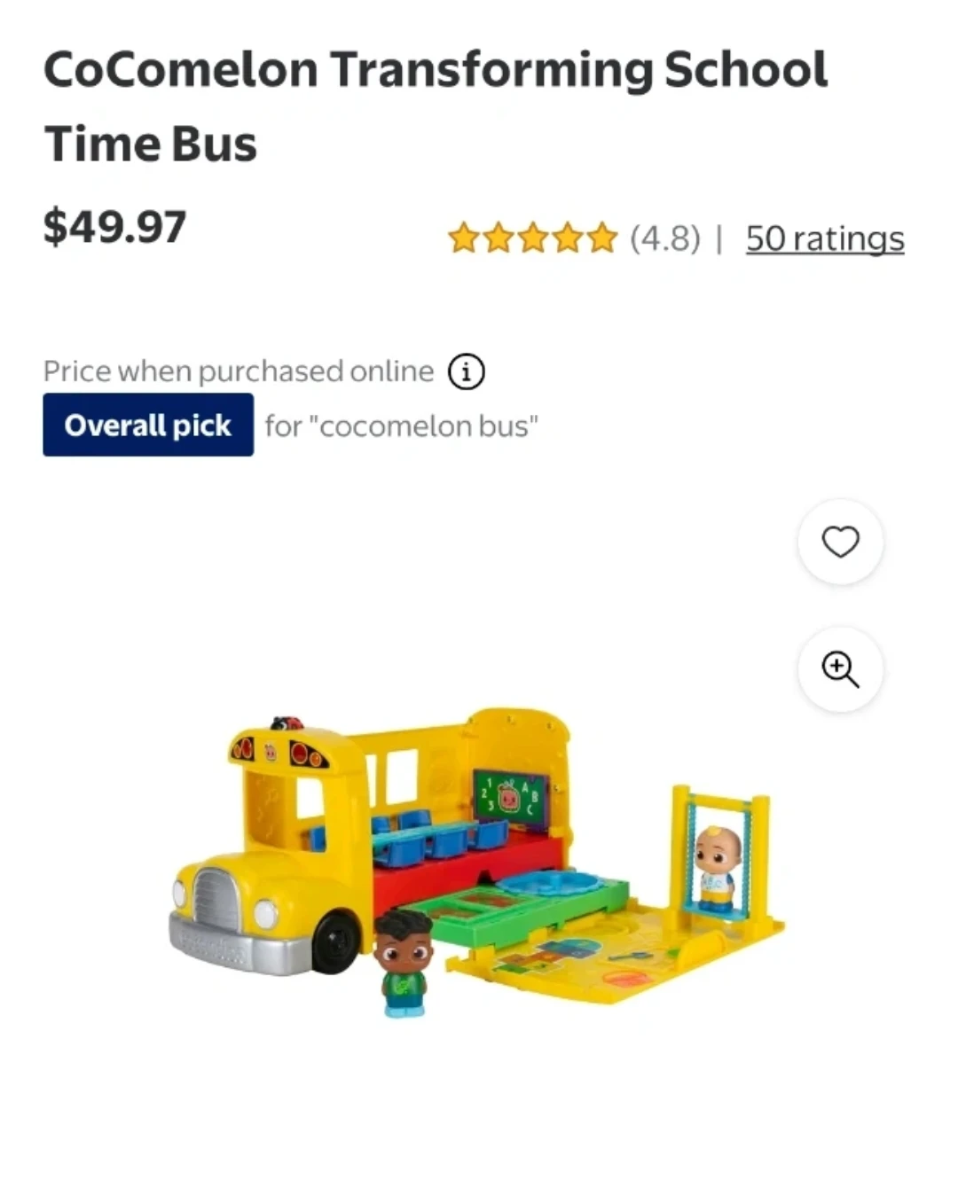 🏈 CoComelon Transforming School Time Bus