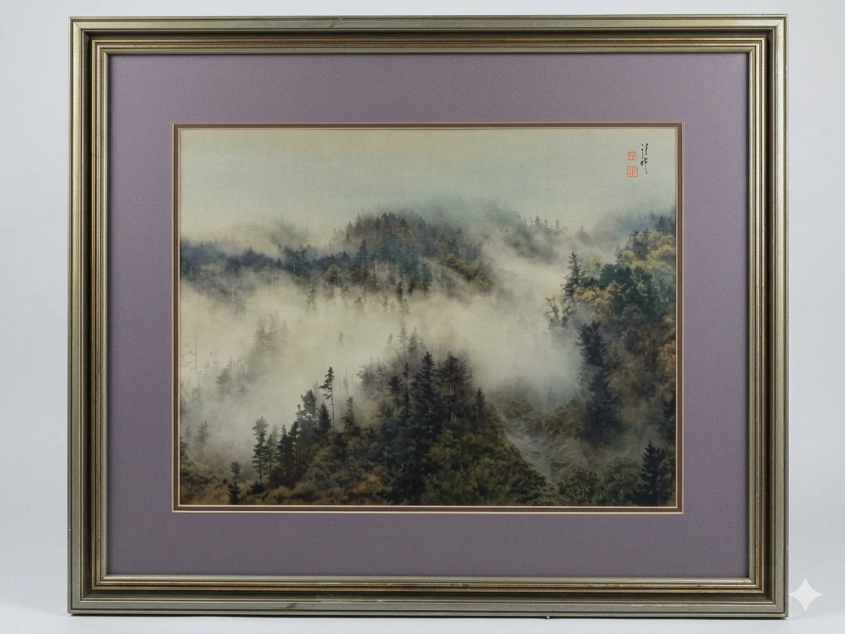 Japanese Nihonga Fine Art Print by Kawai Gyokudō