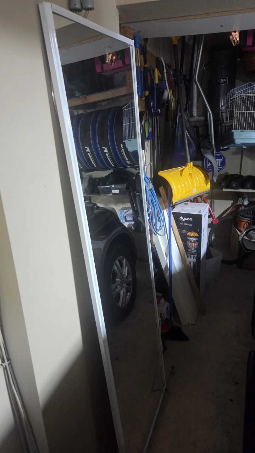 Full Length Mirror with Sliding Door
