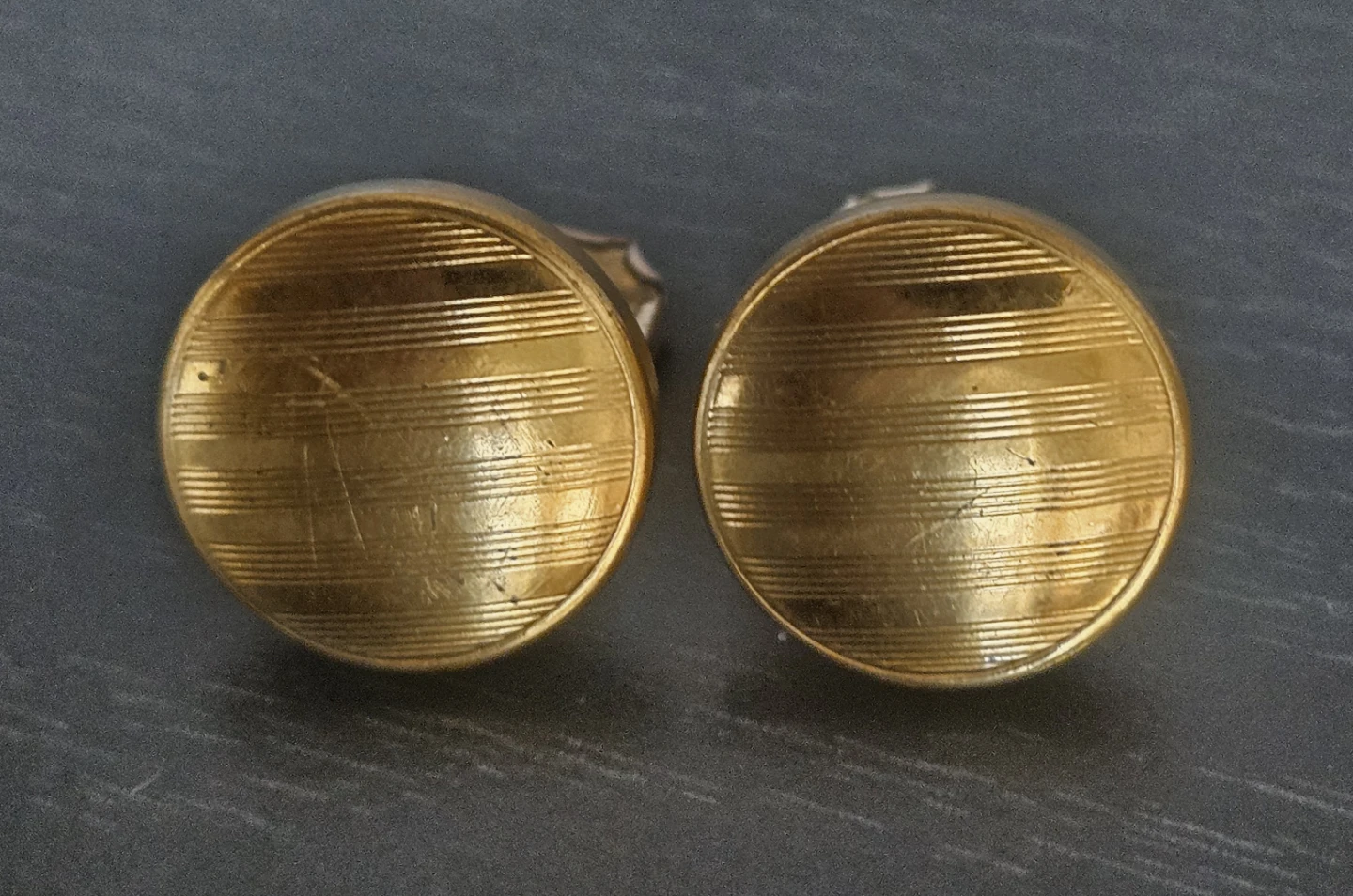 Rare Vintage 1930's Double SidedArt Deco Chain Cufflinks - photo 3