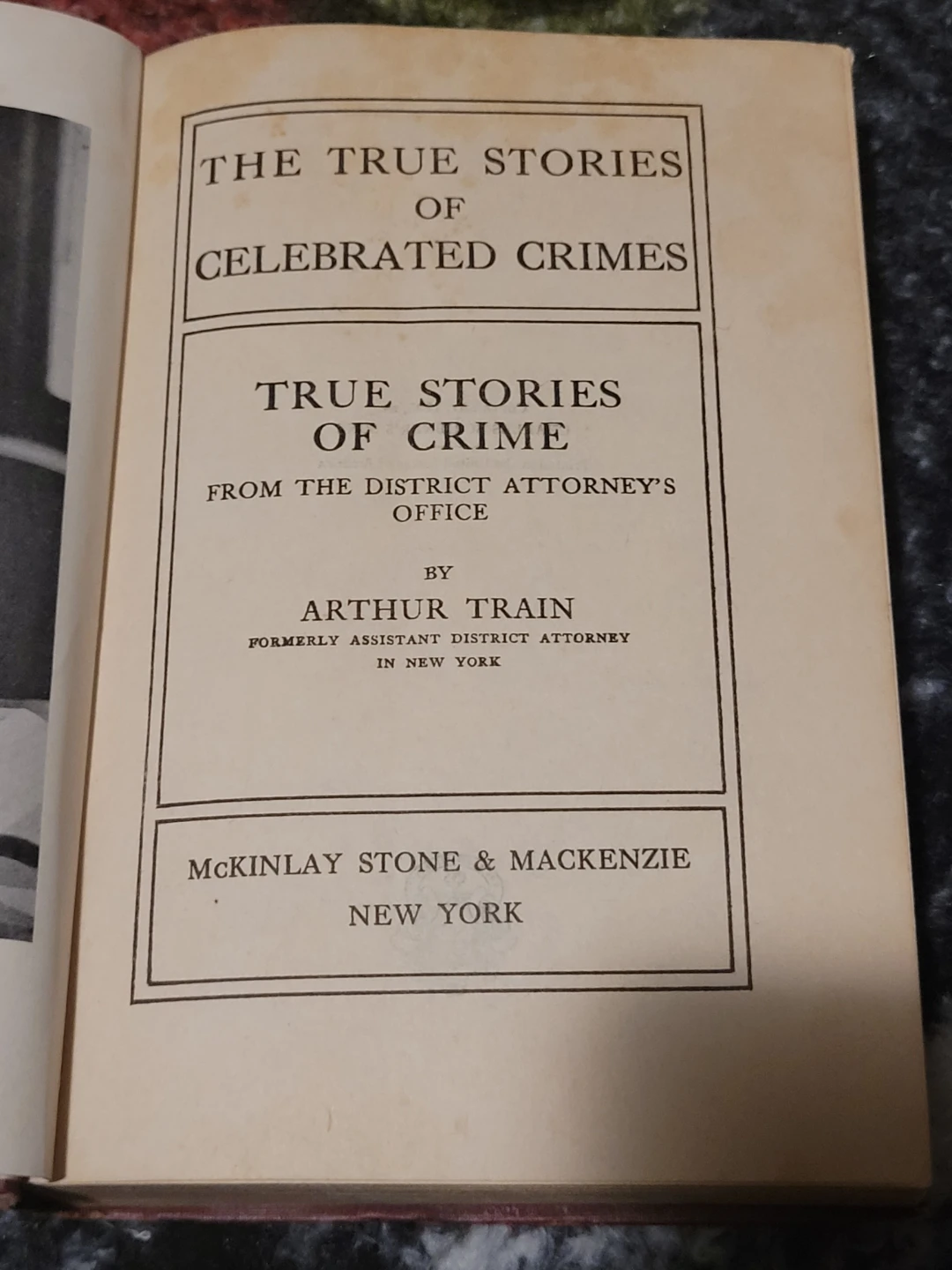Three Vintage/Antique True Crime Books - 1877, 1908, & 1962 - photo 5