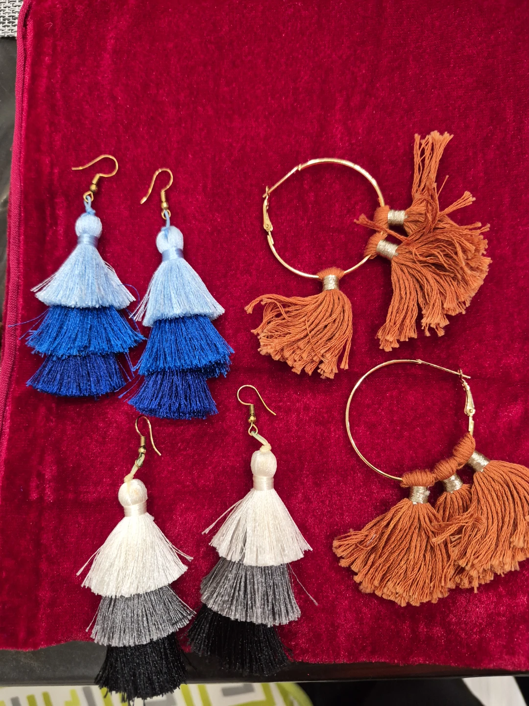 Assorted Tassel Drop Earrings