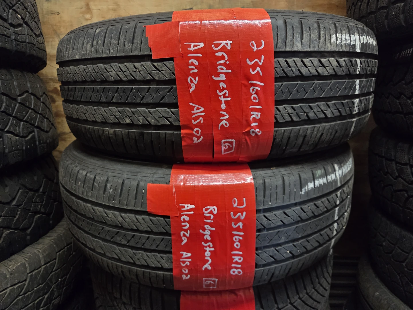 2 Bridgestone Alenza AS02 Tires 235/60R18
