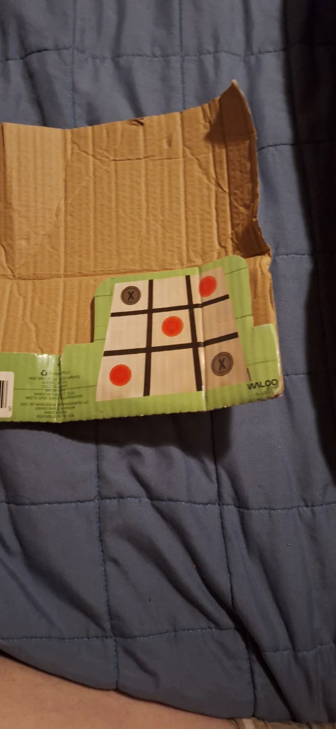 Fun club Giant Reversible Checkers &Tic-Tac-Toe Game Set - photo 2