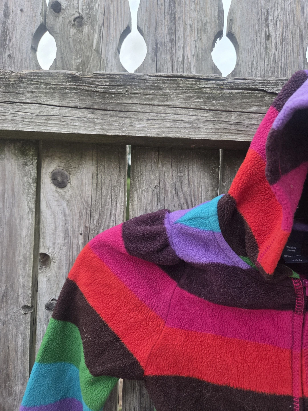 Baby Gap Toddler Striped Fleece Hoodie - photo 2