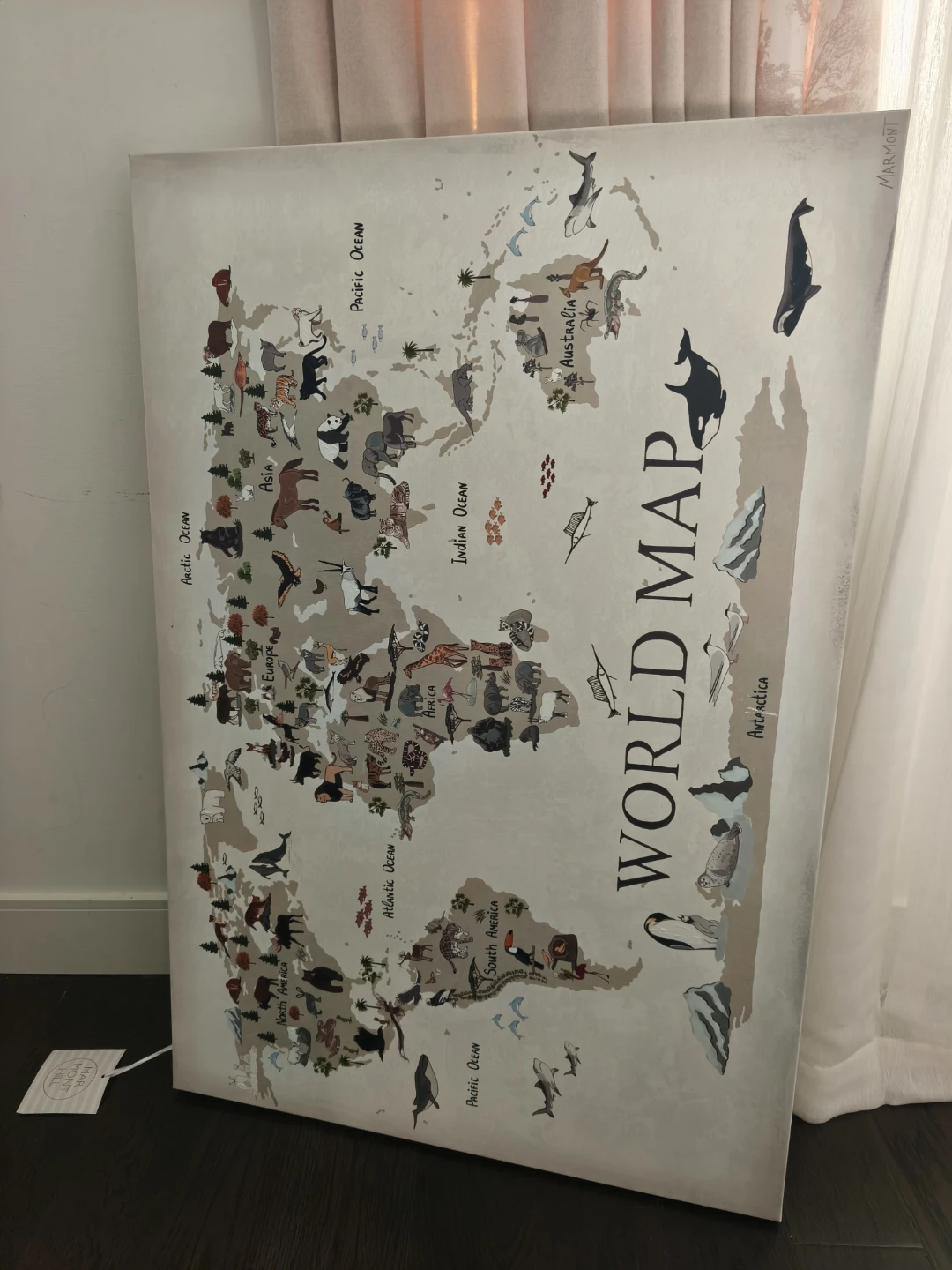 Marmont Hill World Map Canvas Wall Art - photo 4