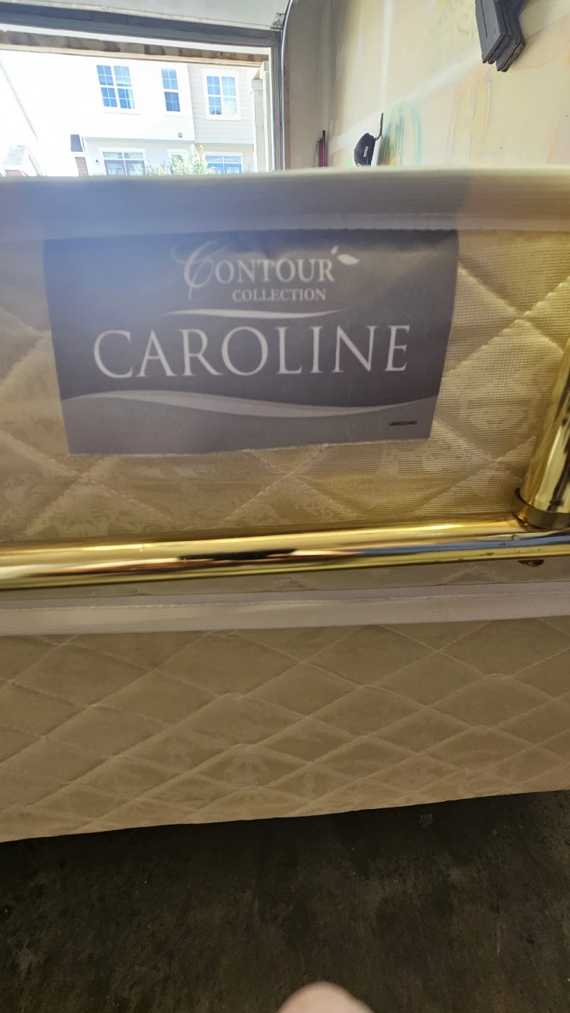 Contour Collection Caroline Gold Metal Bed Frame - photo 5