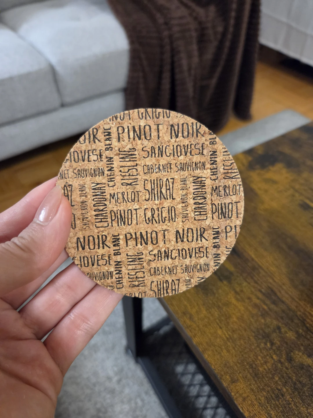 Set of 6 Cork Coasters with Holder - photo 2