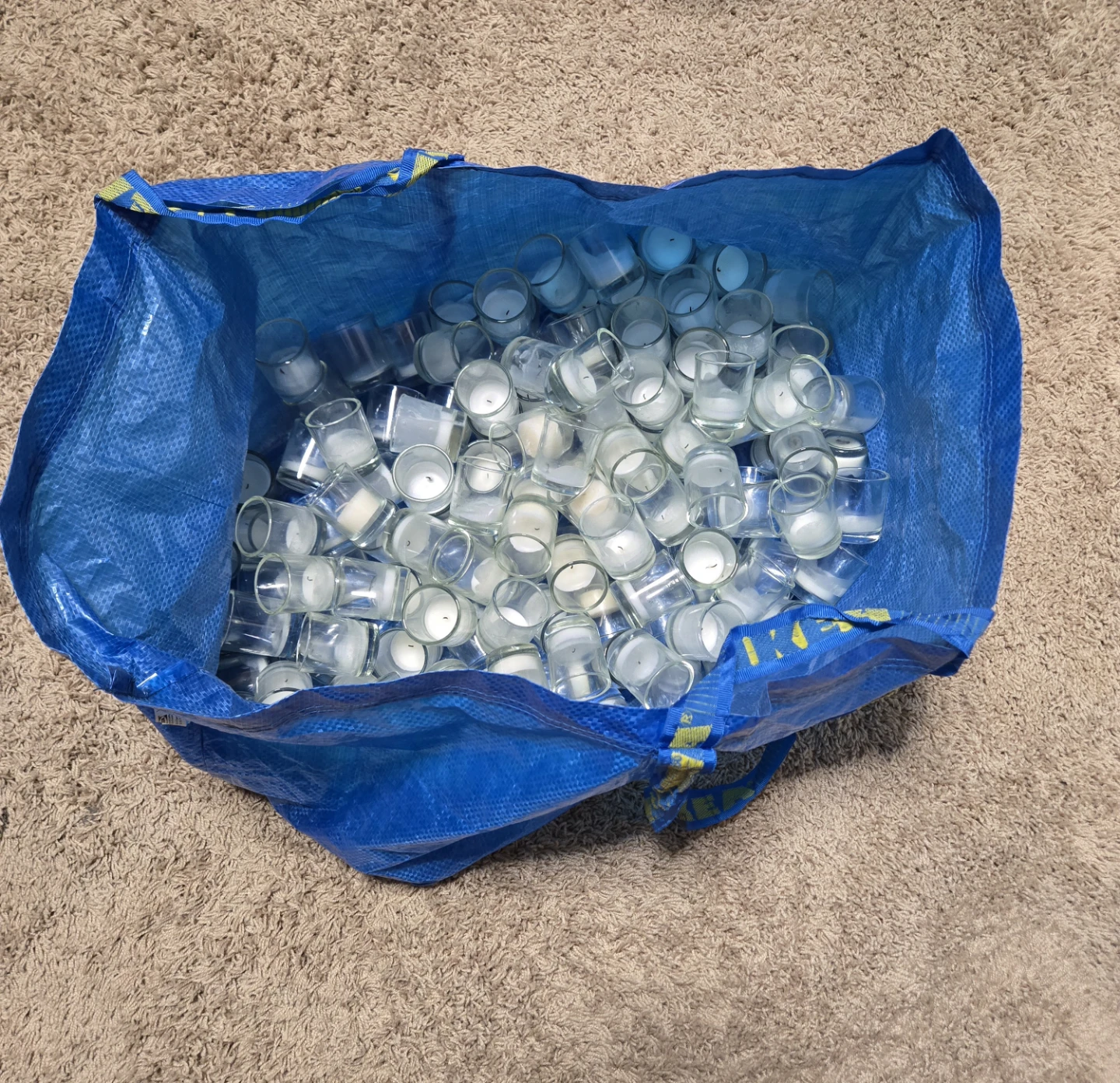 Lot of Glass Tealight Holders