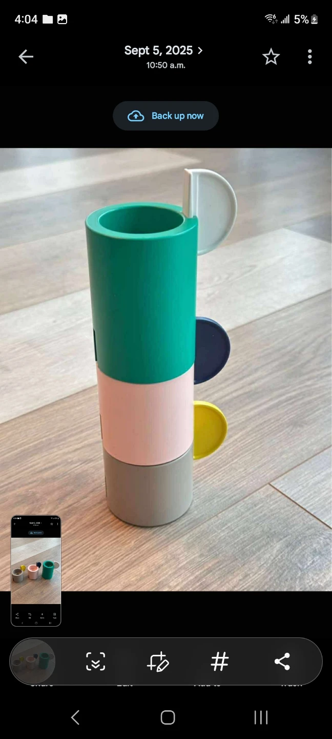 Ikea Stackable Colorful Candle holders - photo 2
