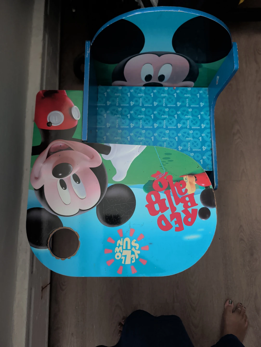 Mickey Mouse Kids Desk and Chair Set