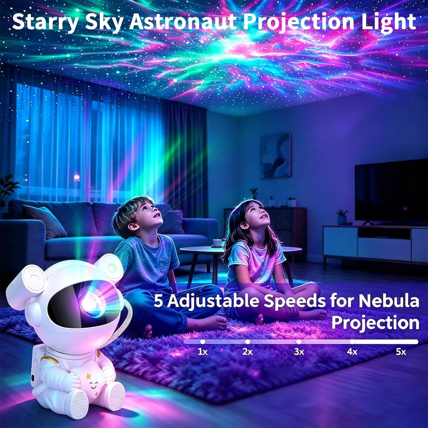 Starry Sky Astronaut Projection Light - photo 4