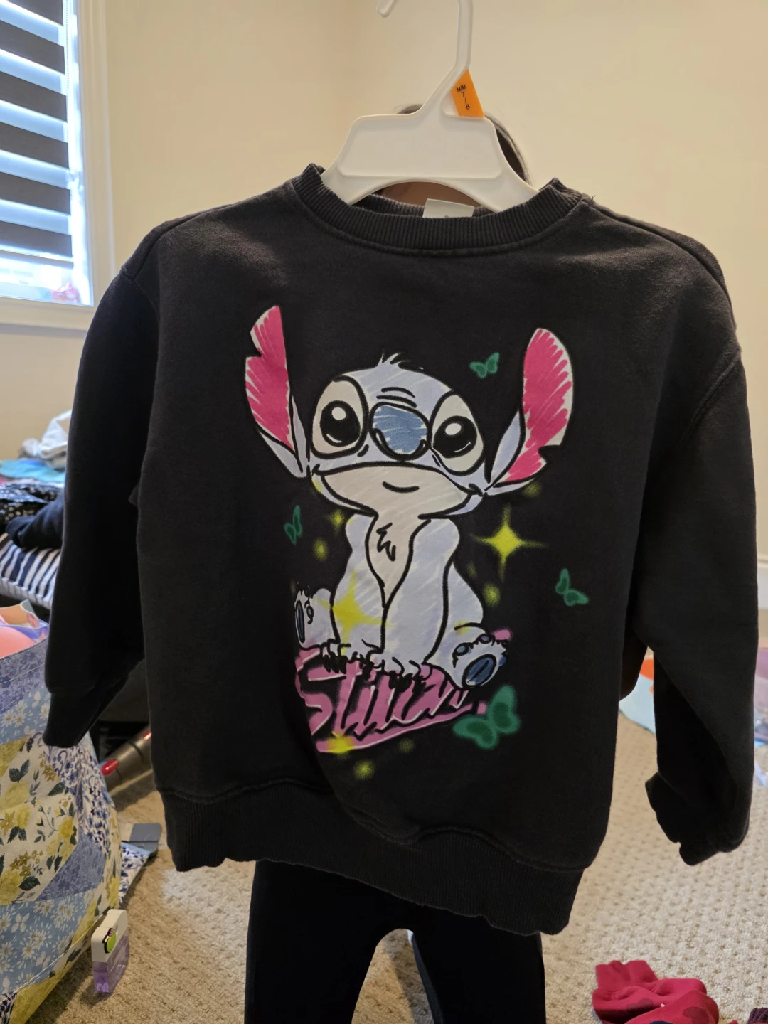 Zara Disney Stitch Sweatshirt Set, fits 6-7