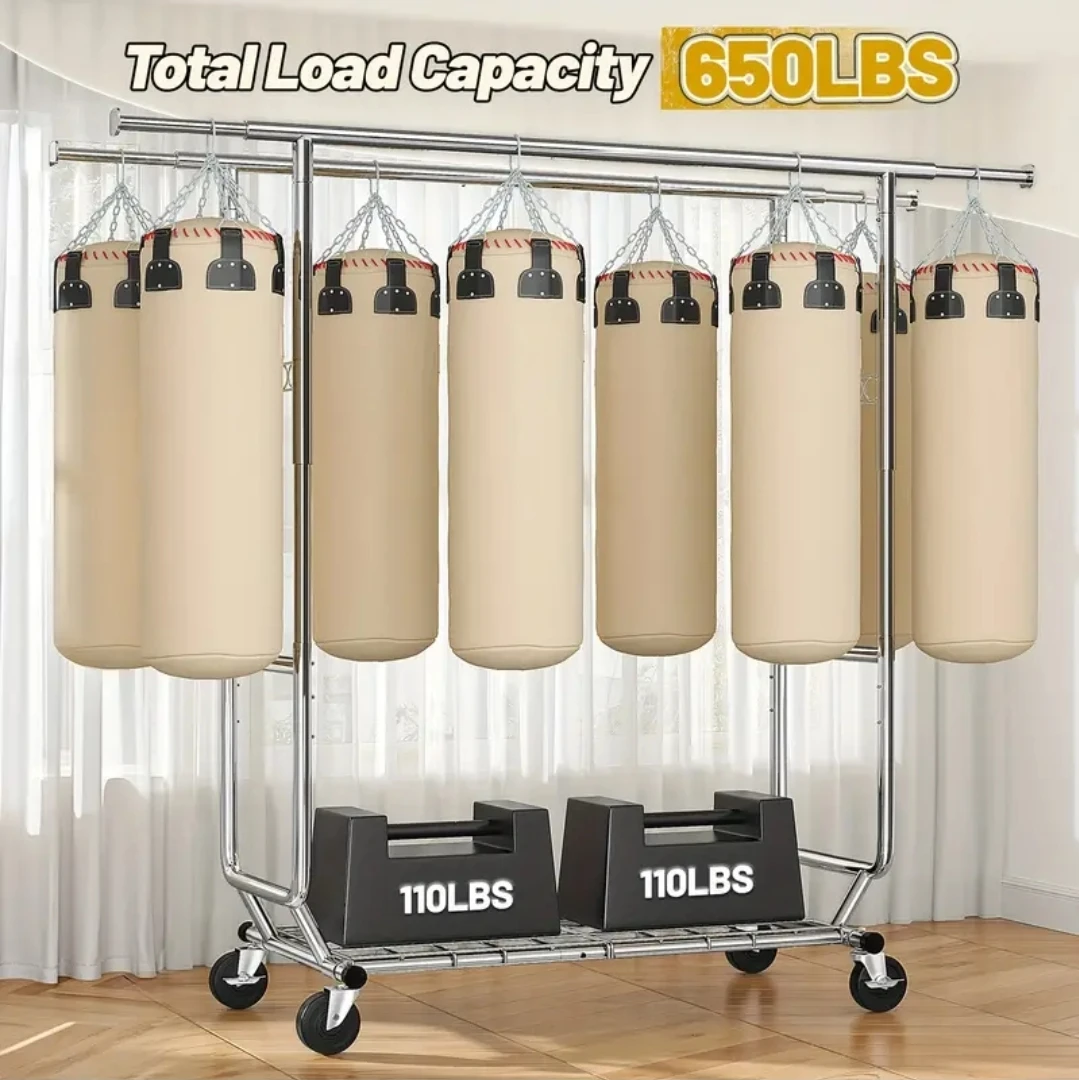 Brand bew in box Heavy Duty Adjustable Extendable Clothes Rack - photo 3