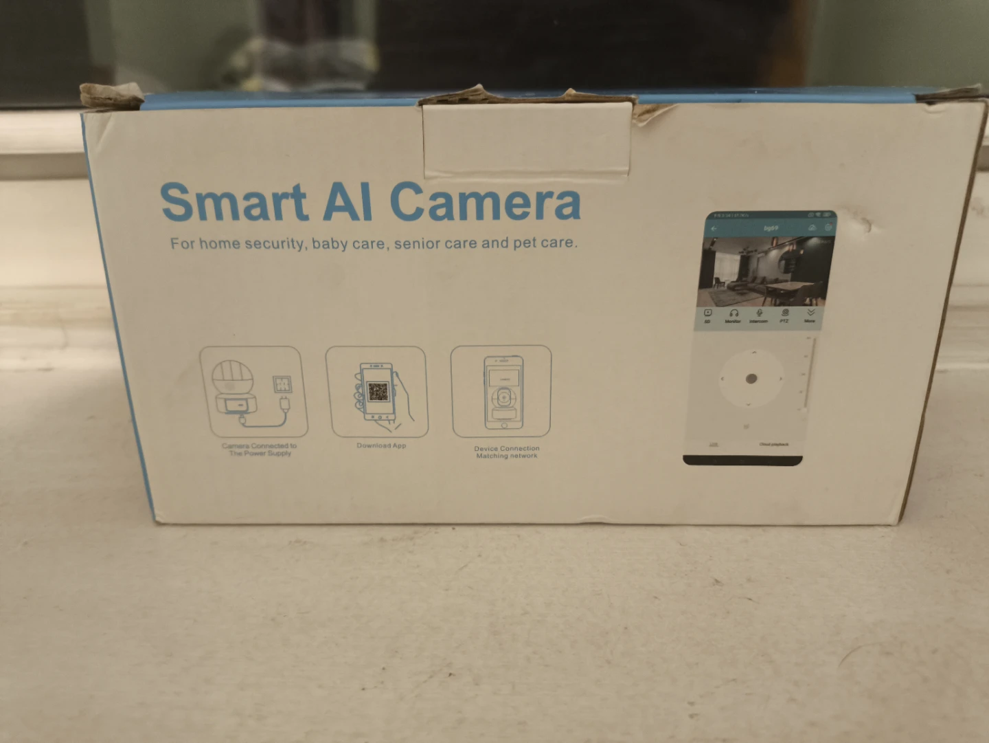 Smart AI Camera Pan/Tilt Home Security Wi-Fi Camera - photo 2