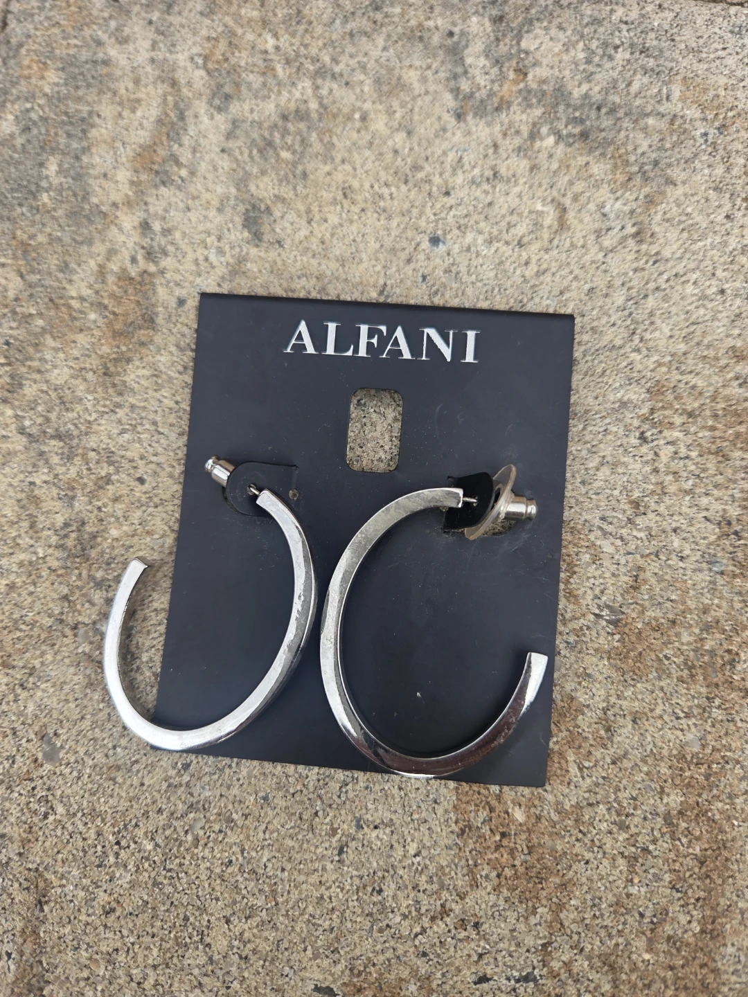 Alfani Silver-Tone Hoop Earrings