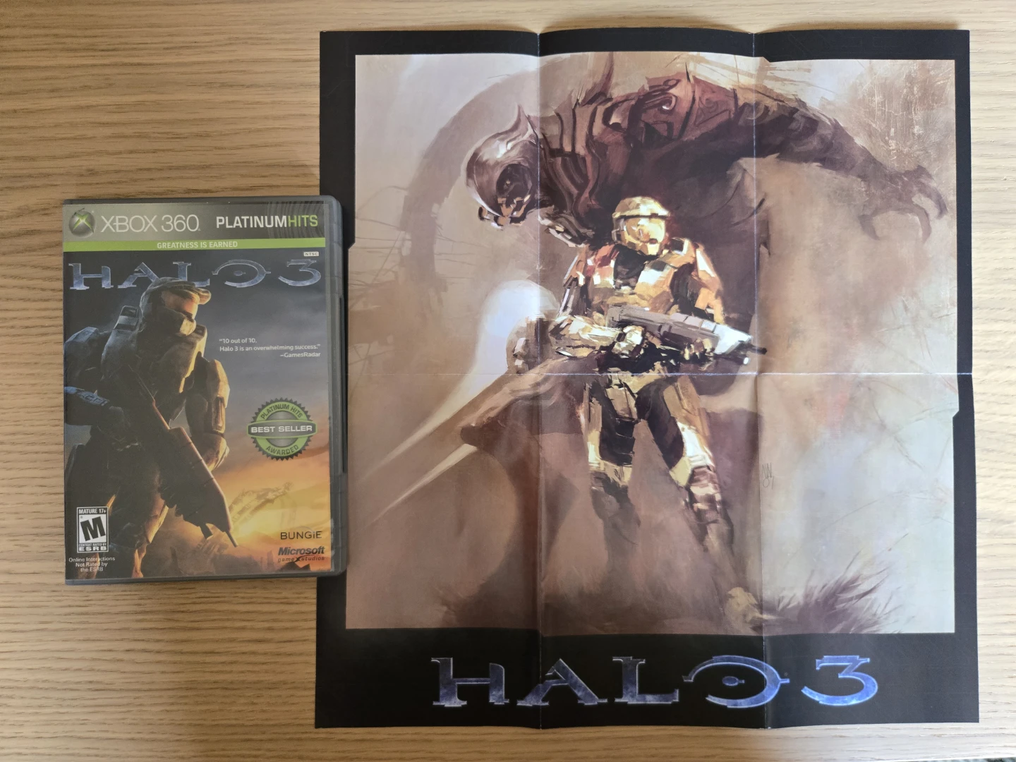 Halo 3 With Poster - Platinum Hits Xbox 360