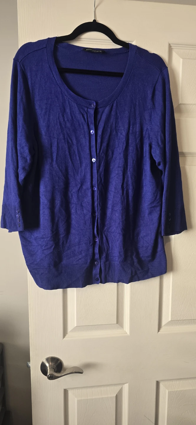 Addition Elle Blue Cardigan 2x