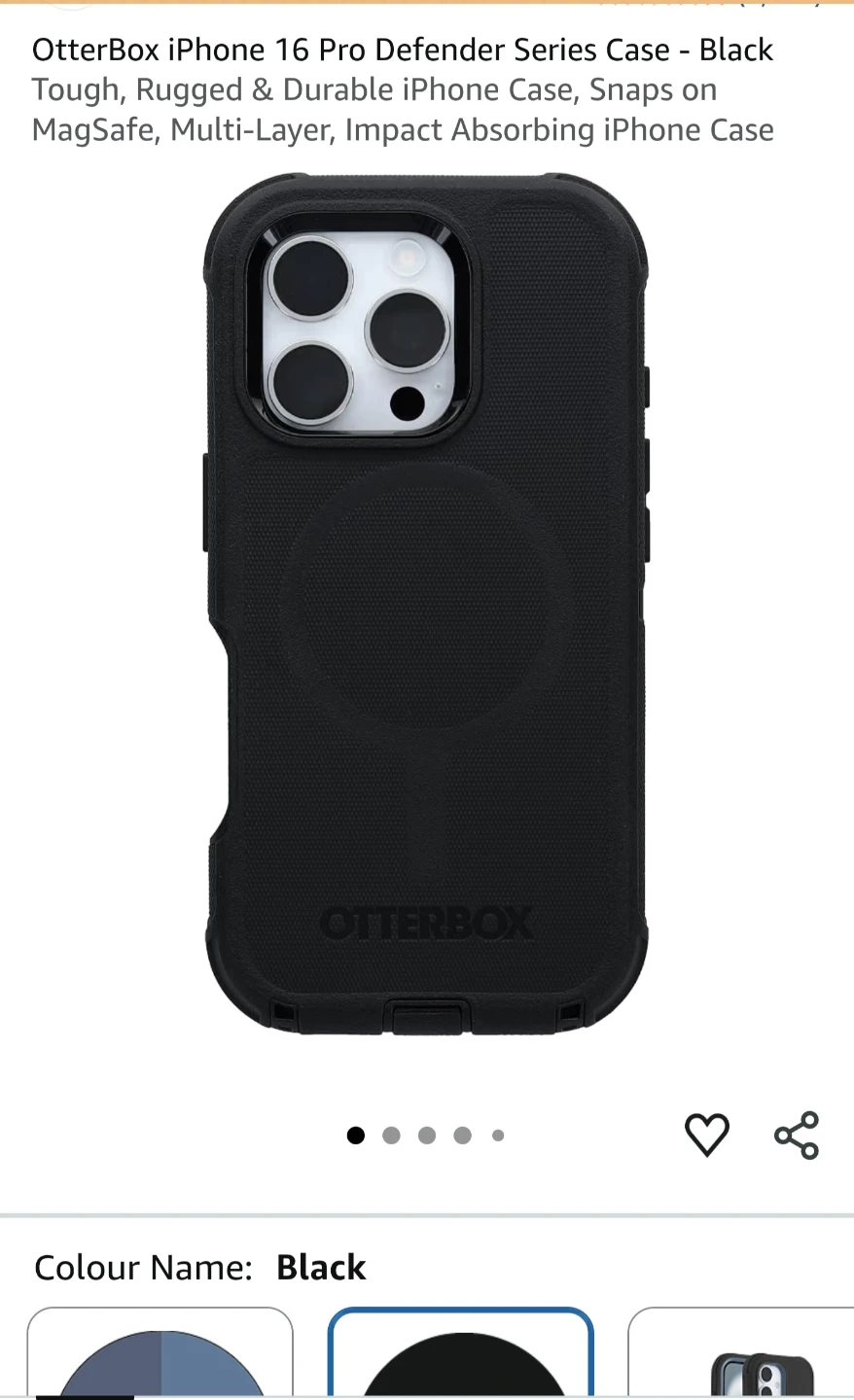 OtterBox Defender Case for iPhone 16 Pro Max - photo 2