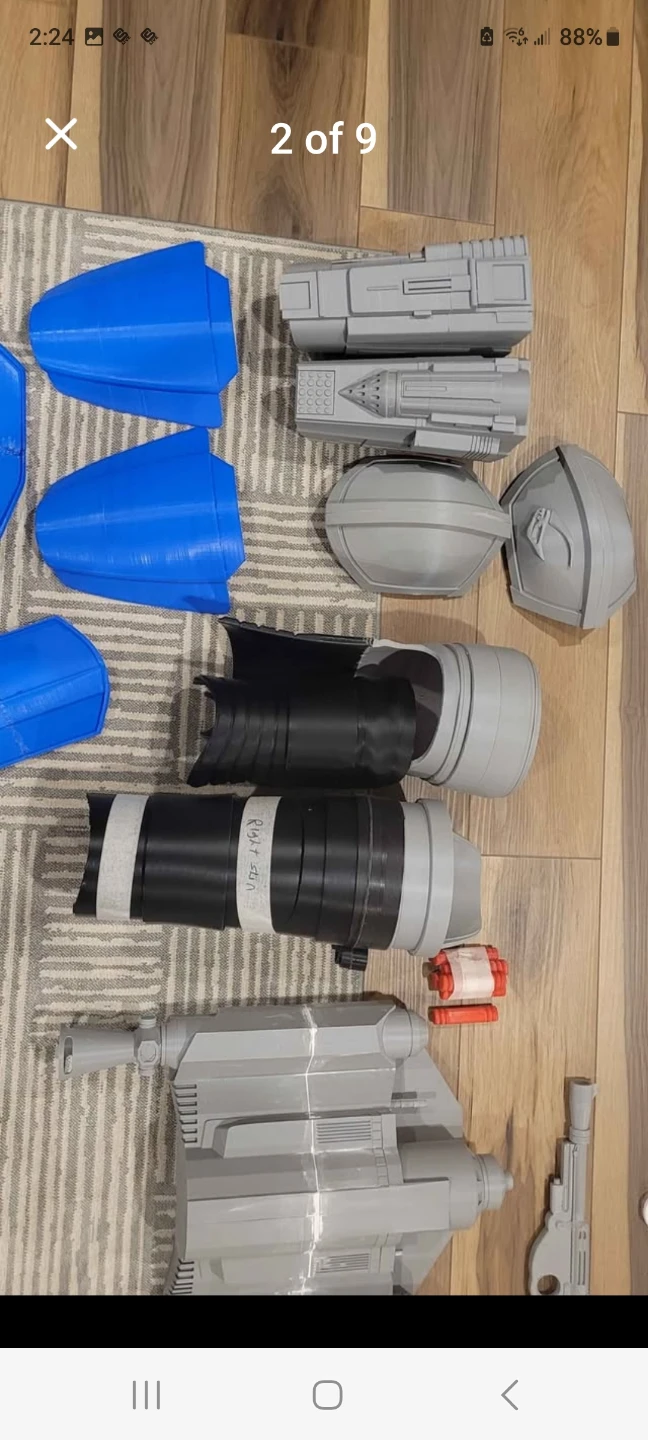 Mandalorian Helmet and Jetpack Prop Set complete - photo 2