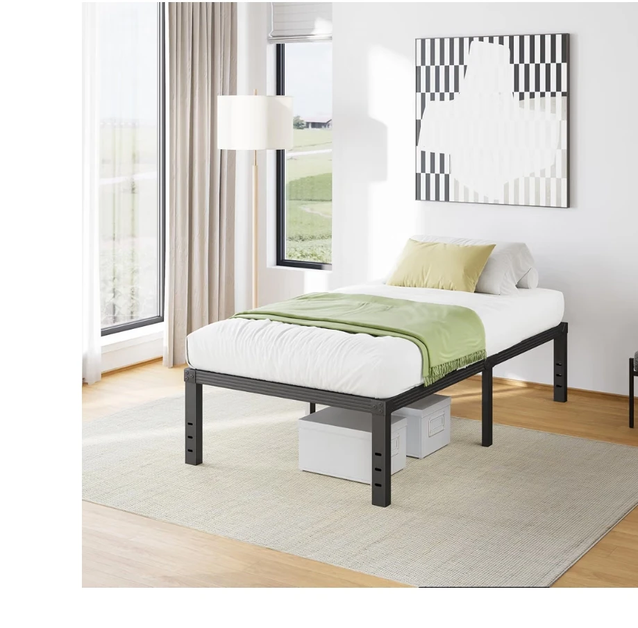 Black Steel Bed Frame twin (single)