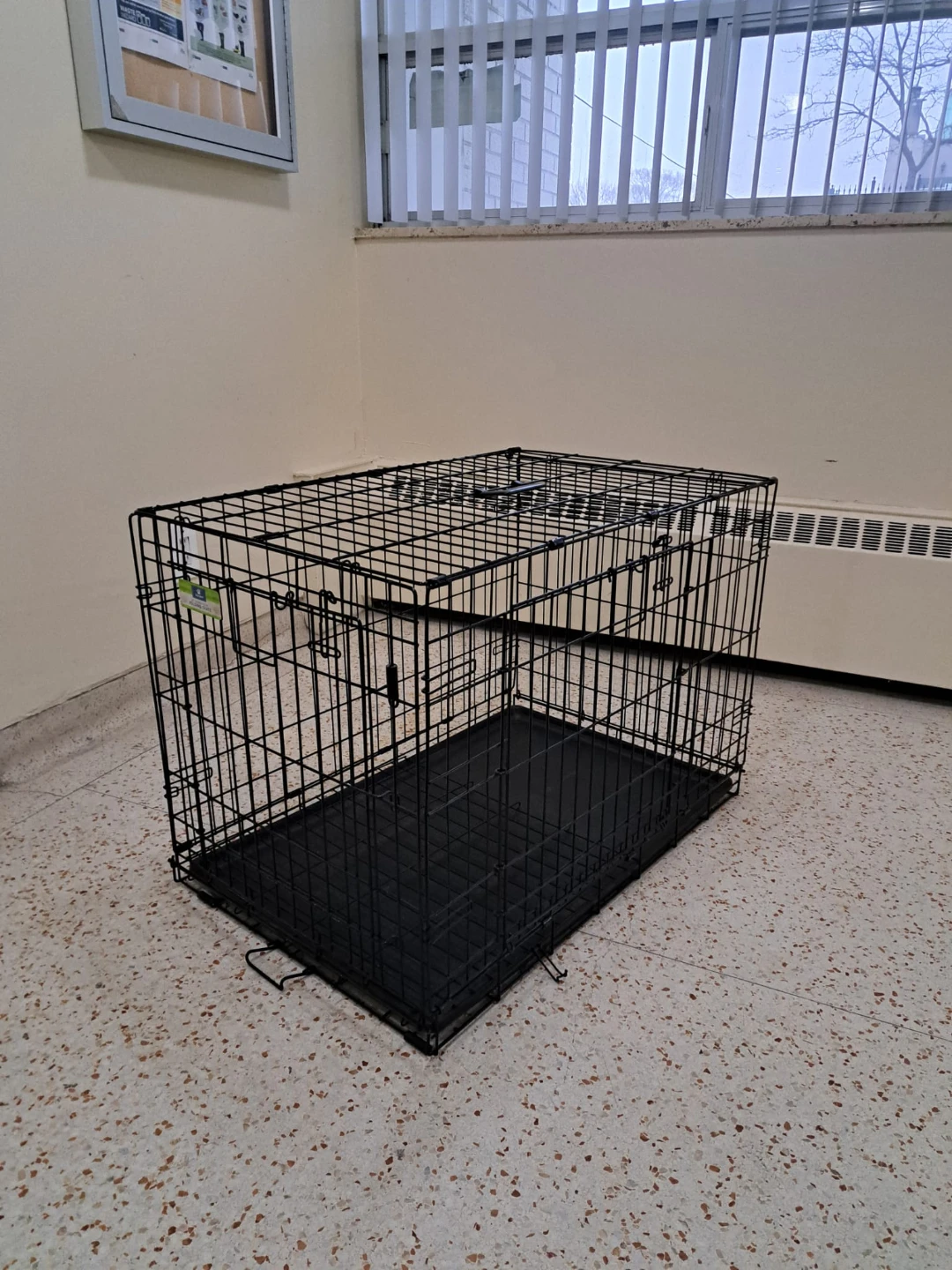 Top Paw 36" Double-Door Folding Dog Crate - photo 4